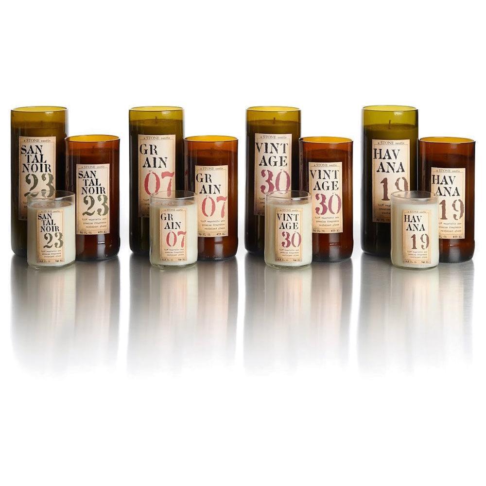 Everyday Reclaimed Bottle Candles — Stone Candles