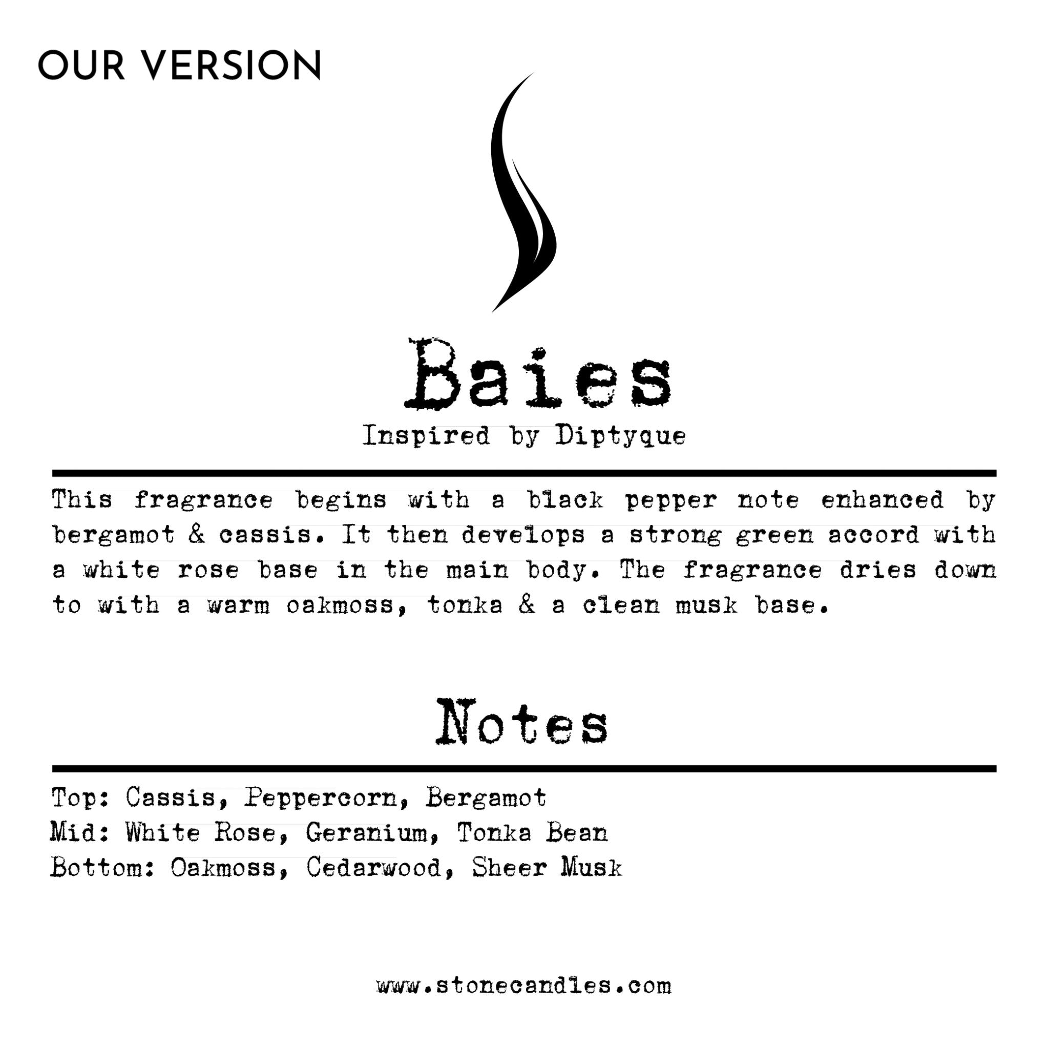 Baies (Our version) Sample Scent Strip — Stone Candles