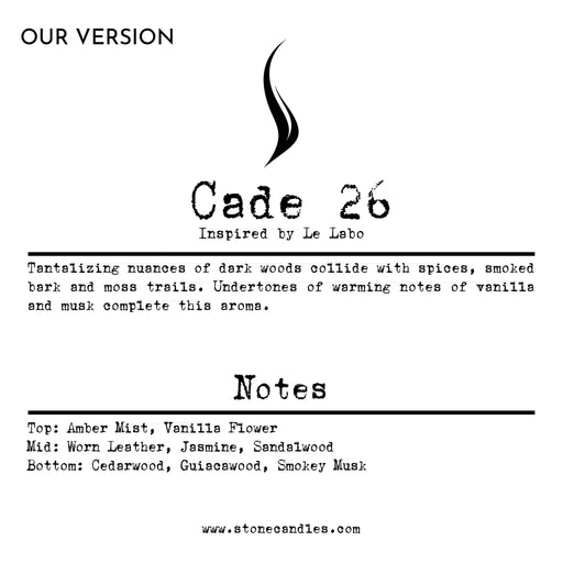 Cade 26 (our version) Sample Scent Strip