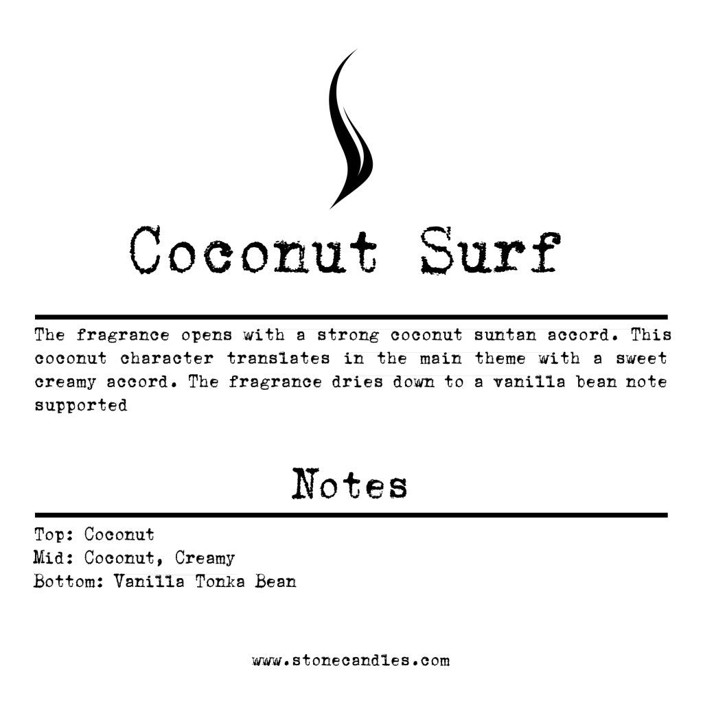 Coconut Surf Sample Scent Strip
