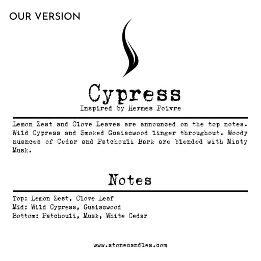Cypress (Our version) Sample Scent Strip