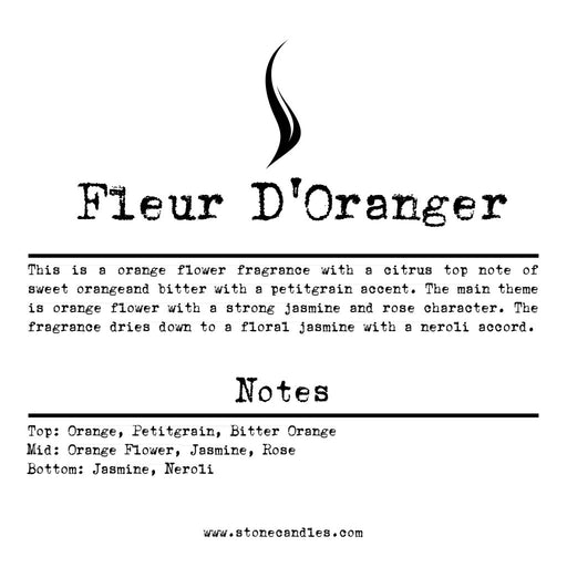 Fleur D'Oranger Sample Scent Strip