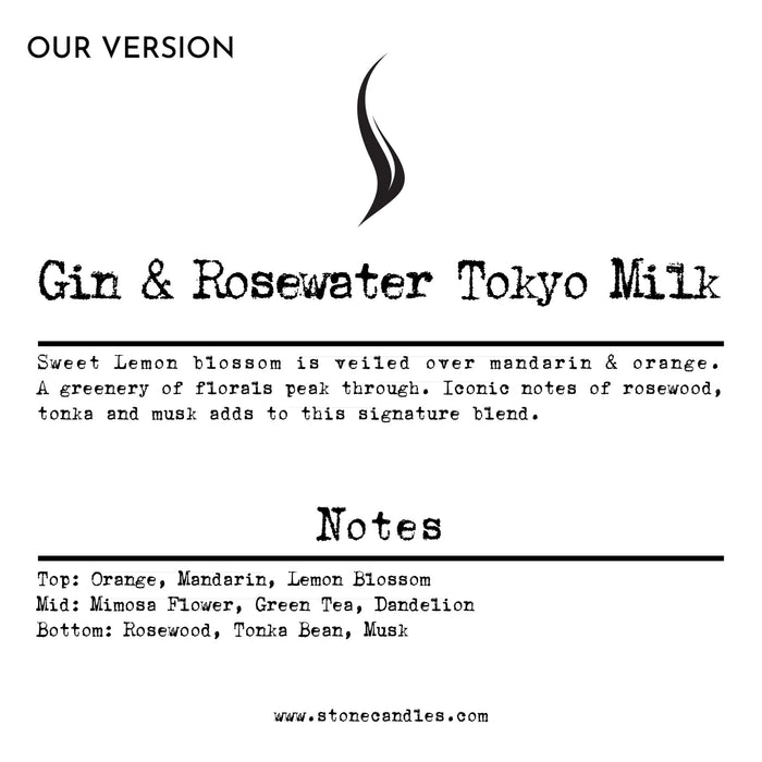 Gin & Rosewater (our version) Sample Scent Strip