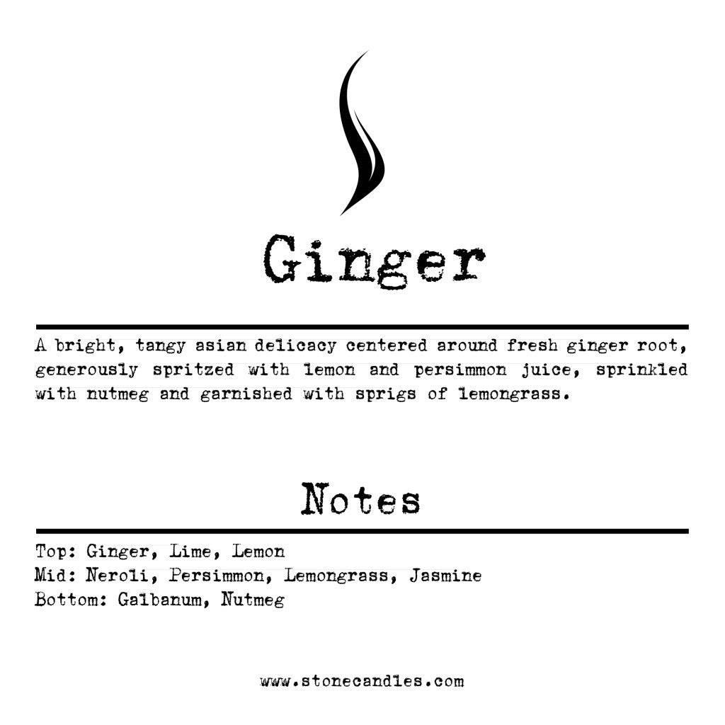 Ginger Sample Scent Strip