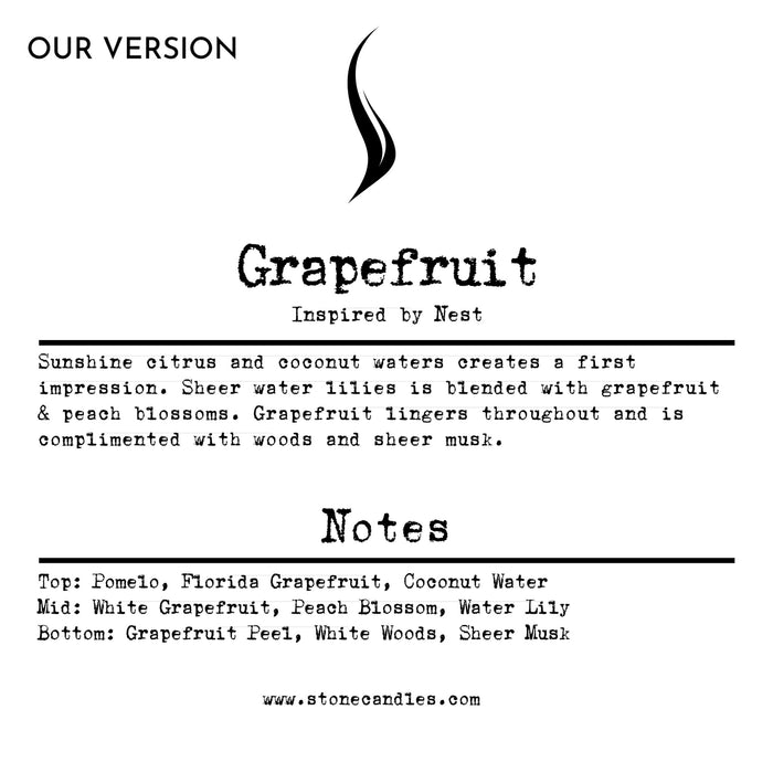 Grapefruit (our version) Sample Scent Strip
