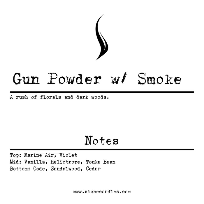 Gun Powder w/ Smoke Sample Scent Strip