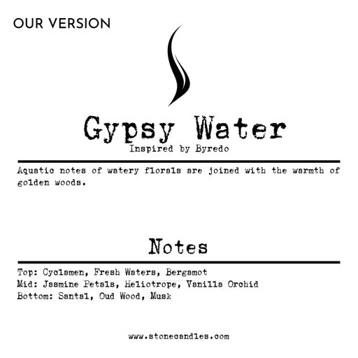 Gypsy Water (Our version) Sample Scent Strip