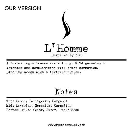 L'Homme (our version) Sample Scent Strip