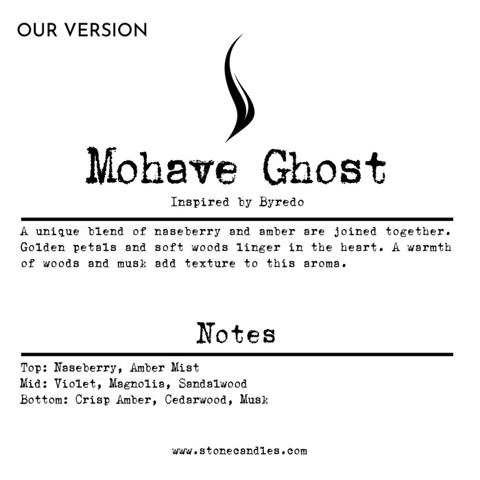 Mohave Ghost (our version) Sample Scent Strip