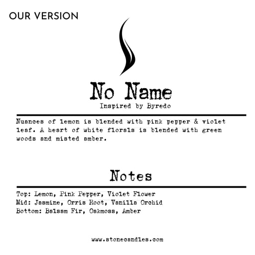 No Name (our version) Sample Scent Strip