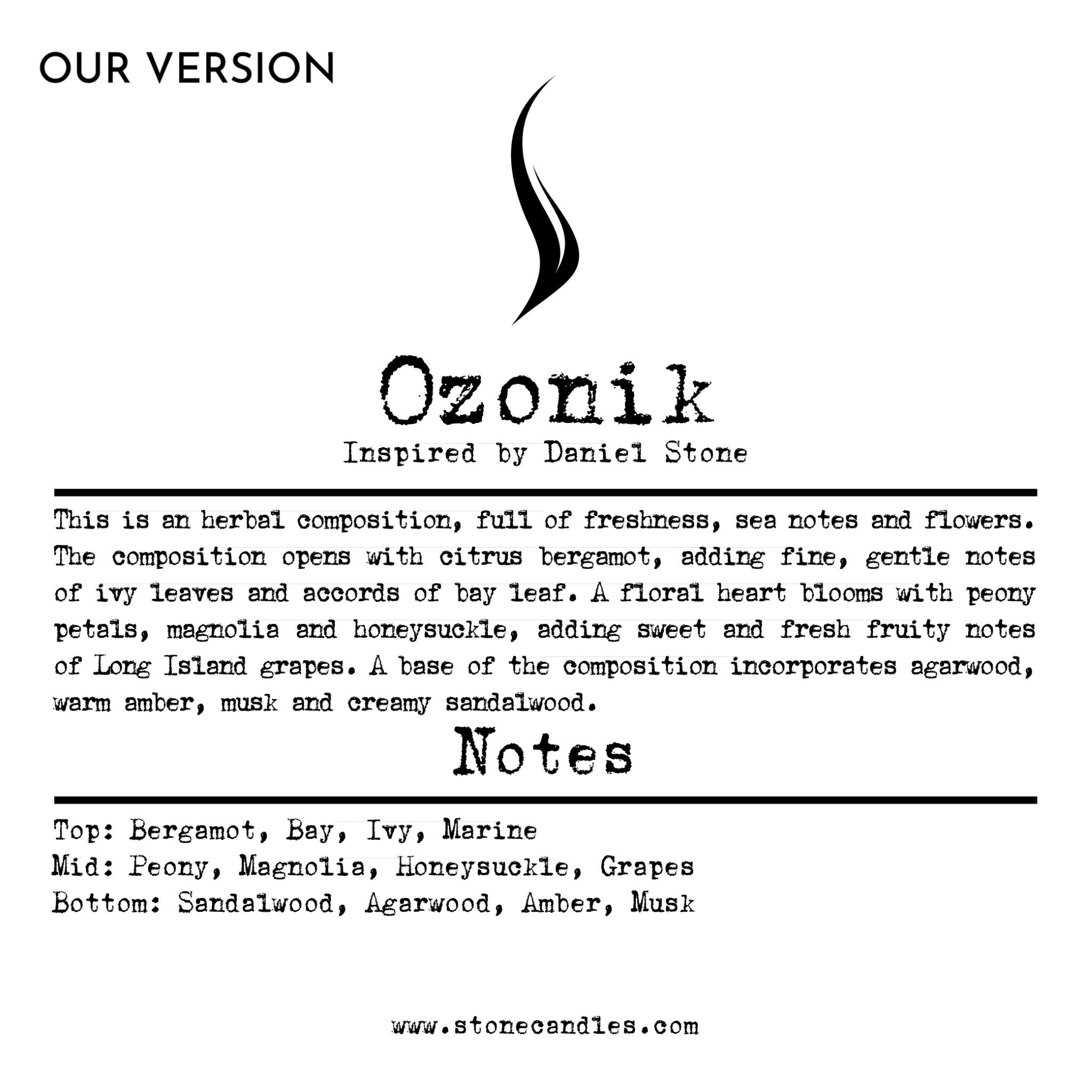 Ozonik (our version) Sample Scent Strip