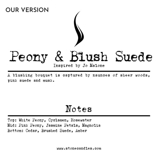 Peony & Blush Suede (Our version) Sample Scent Strip