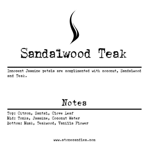 Sandalwood Teak Sample Scent Strip