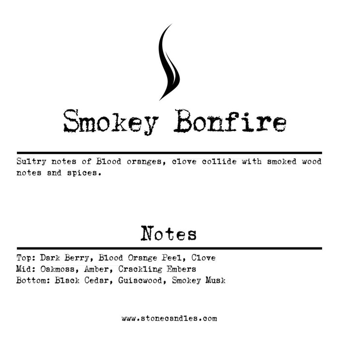 Smokey Bonfire Sample Scent Strip