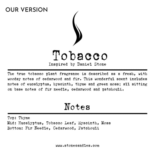 Tobacco (our version) Sample Scent Strip