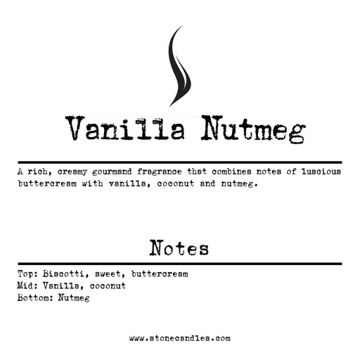 Stone Candles Scent Strip Vanilla Nutmeg