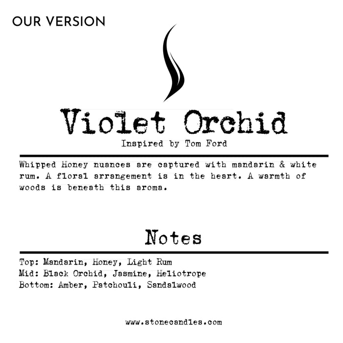 Violet Orchid (our version) Sample Scent Strip