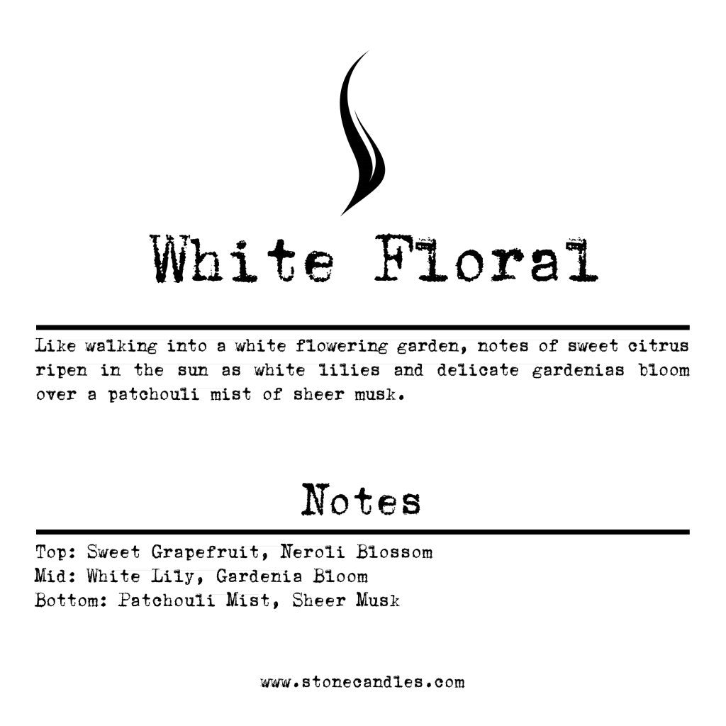 White Floral Sample Scent Strip