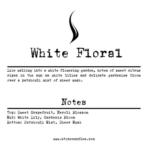 White Floral Sample Scent Strip