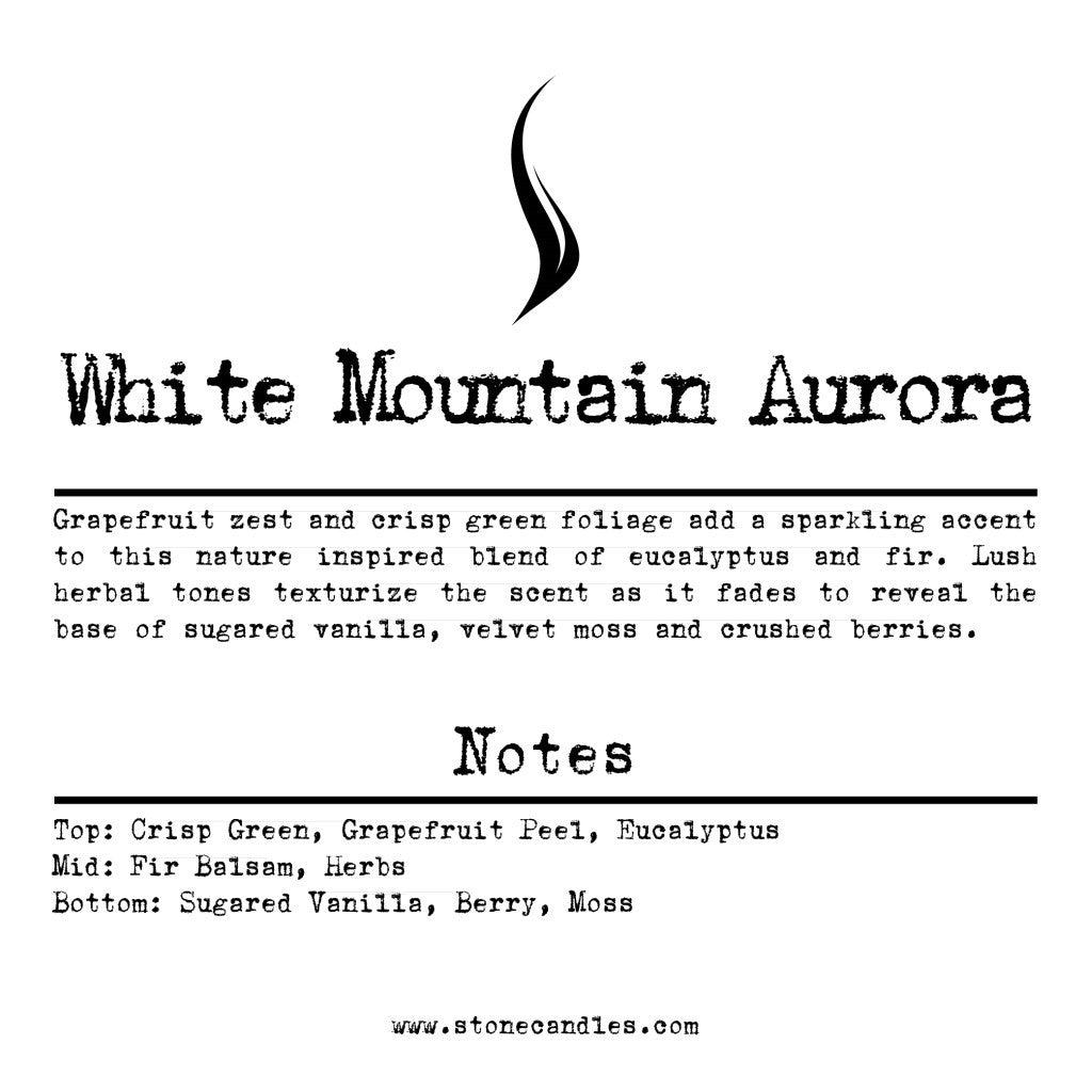 White Mountain Aurora Sample Scent Strip