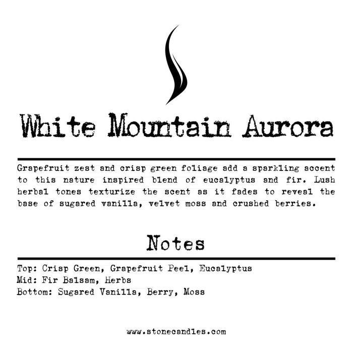 White Mountain Aurora Sample Scent Strip