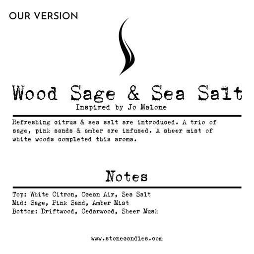 Wood Sage & Sea Salt (our version) Sample Scent Strip