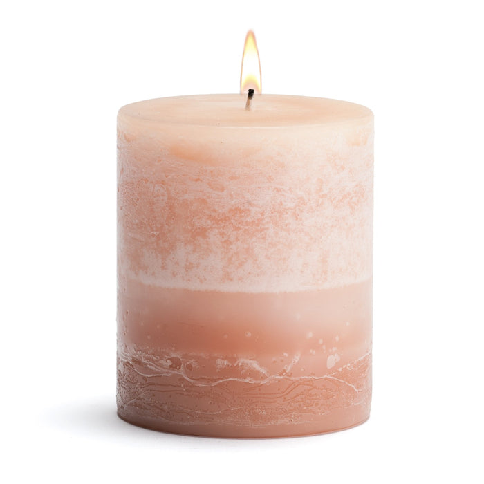 Stone Candles Scented Pillar Vanilla