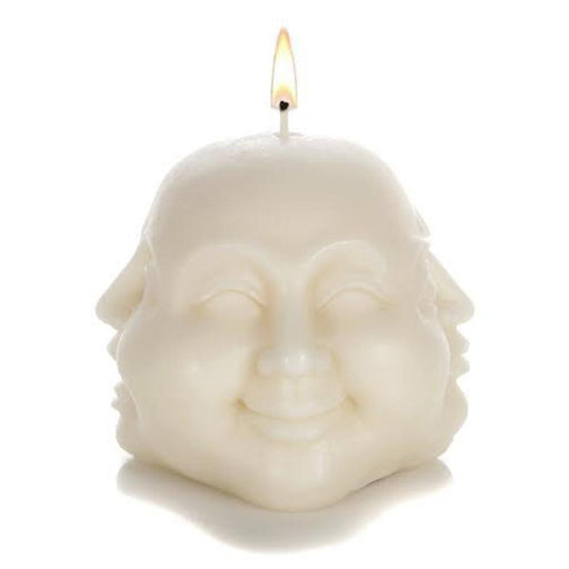 Stone Candles Statue Buddha 4 Faces of Emotion