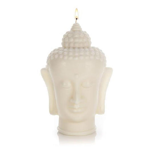 Stone Candles Statue Buddha Head