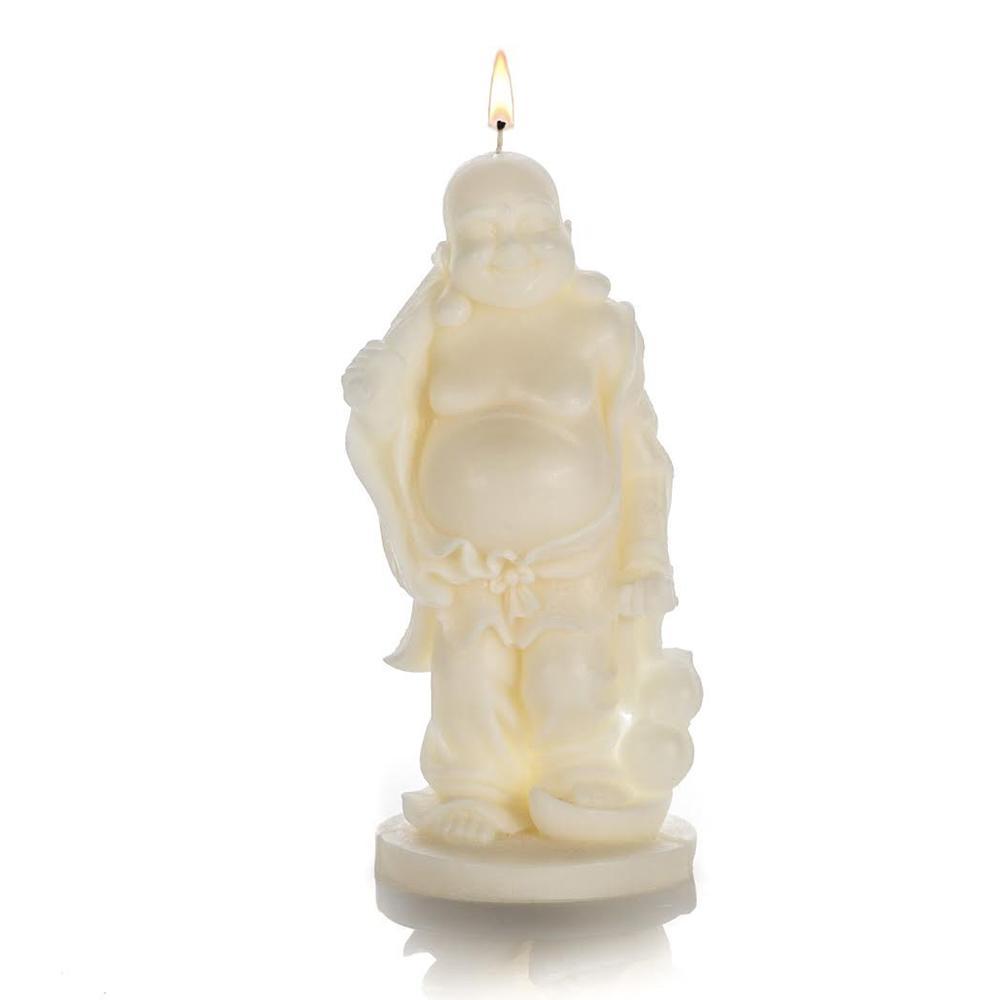 Stone Candles Statue Buddha Traveling Wise Man