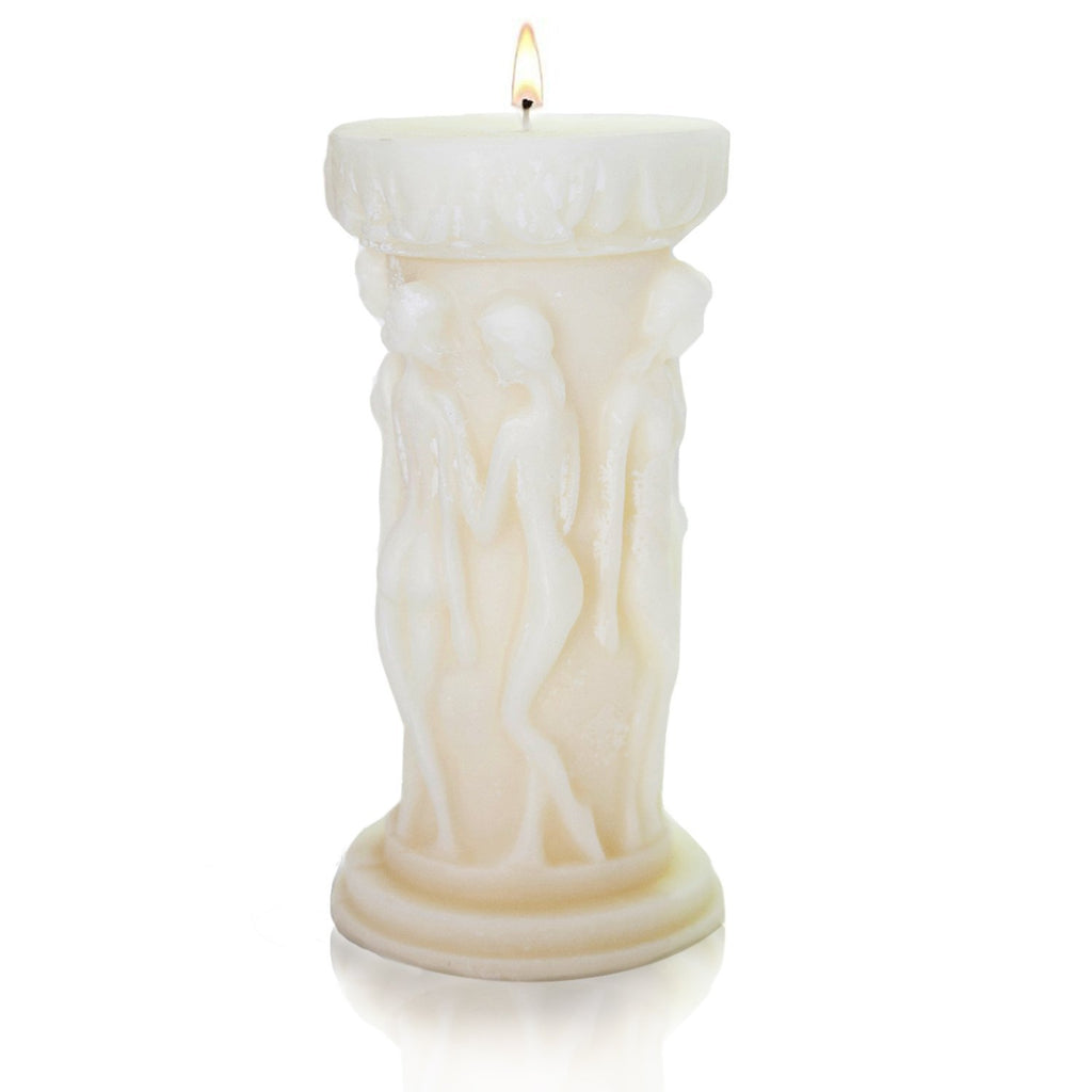 Dancing Ladies Medium Statue Candle