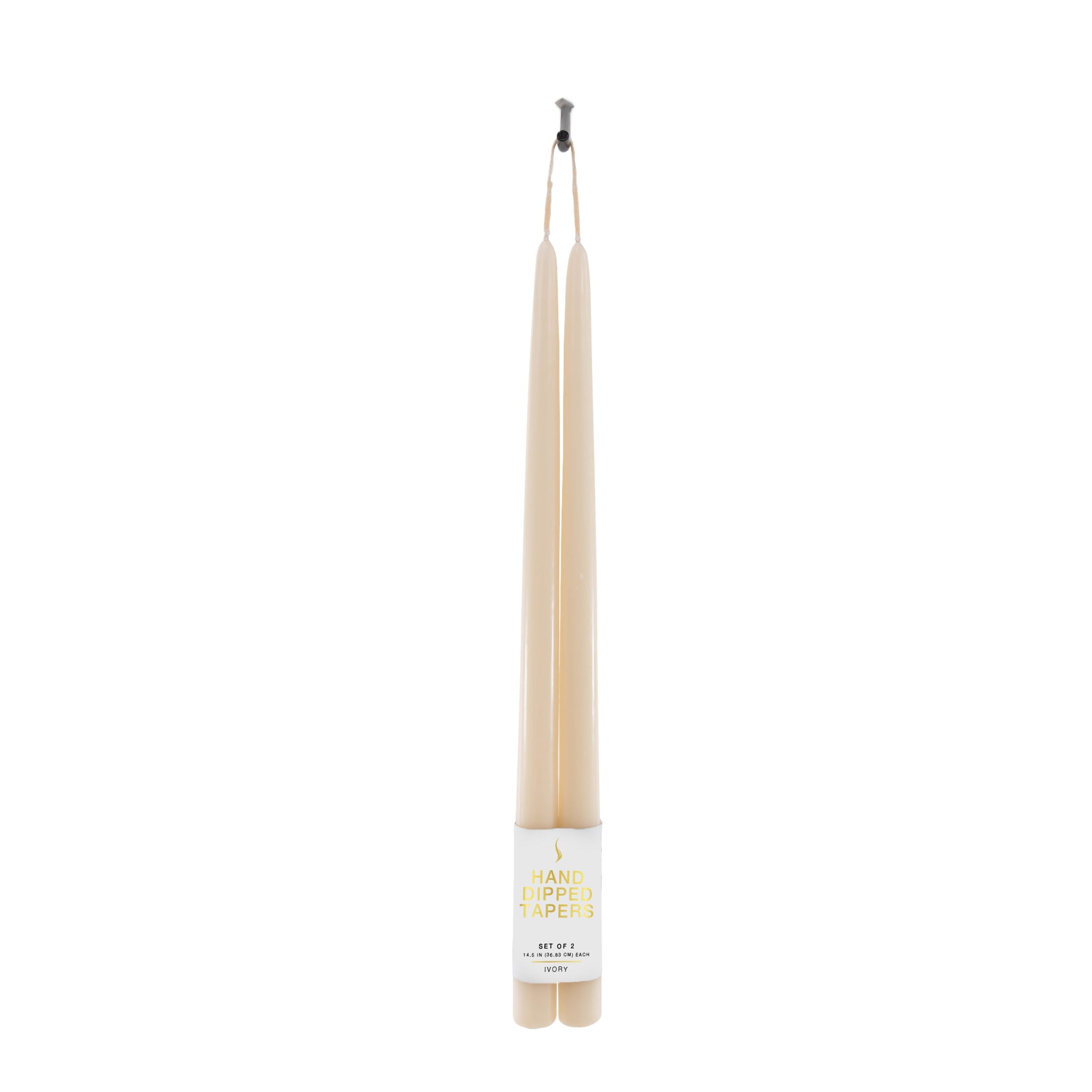 Stone Candles Taper Joint Wick Ivory 15"