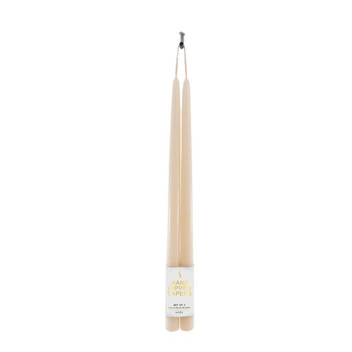 Stone Candles Taper Joint Wick Ivory 15"
