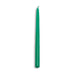 Stone Candles Taper Single Green 12"