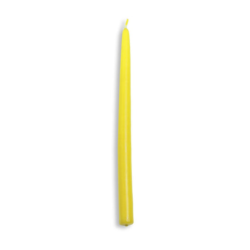 Stone Candles Taper Single Yellow 12"