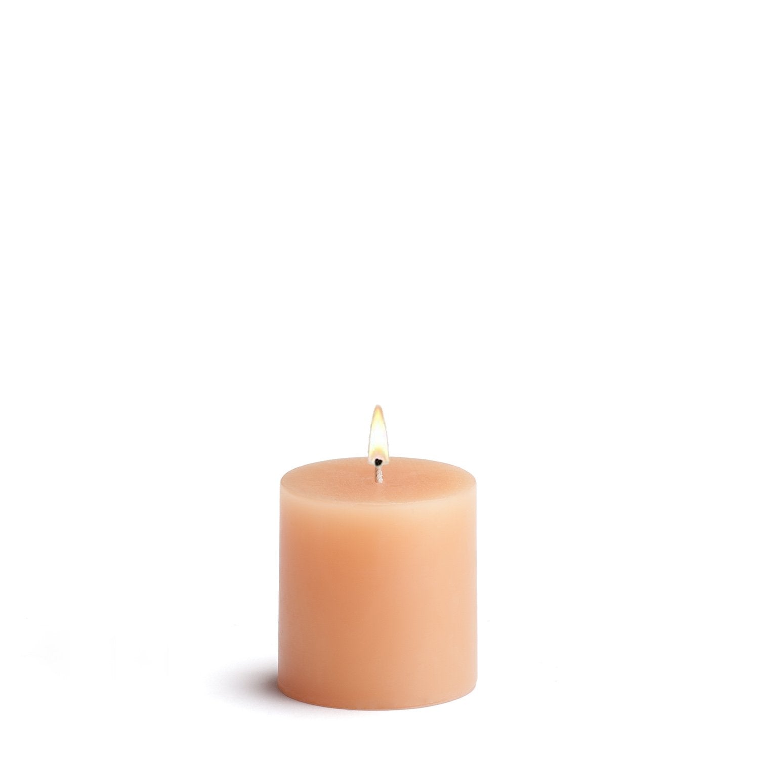 Stone Candles Unscented Pillar Beeswax 2x2