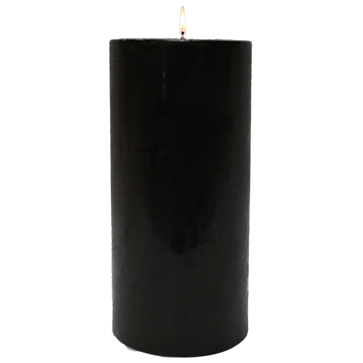 Black Pillar Candles — Stone Candles