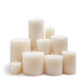 Stone Candles Unscented Pillar Ivory