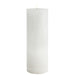 Stone Candles Unscented Pillar White 4x12