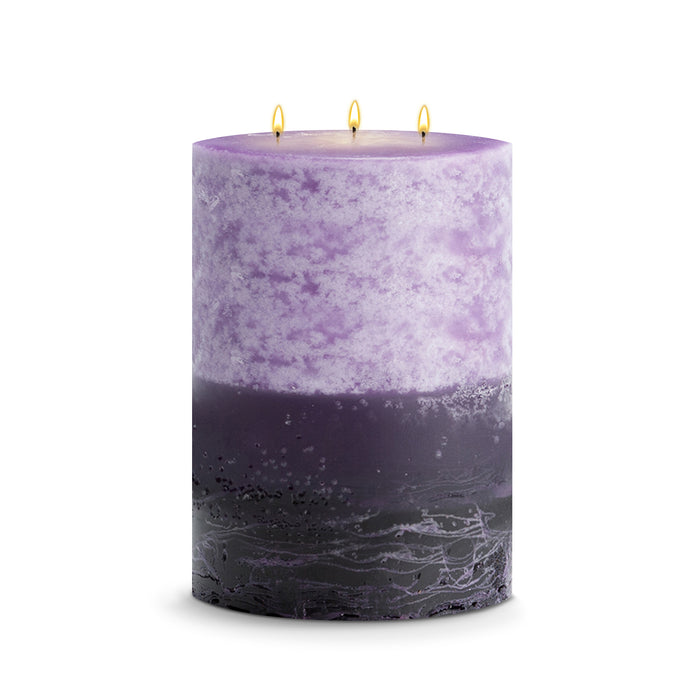 Lavender Pillar Candles