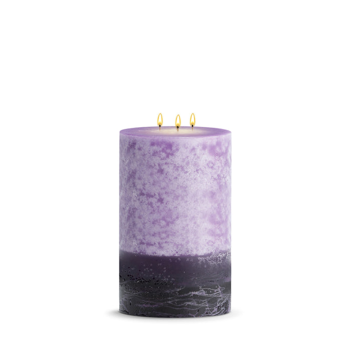 Lavender Pillar Candles