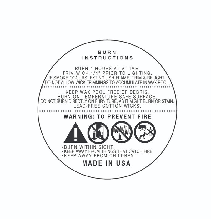 2.5" Bottom Warning Label