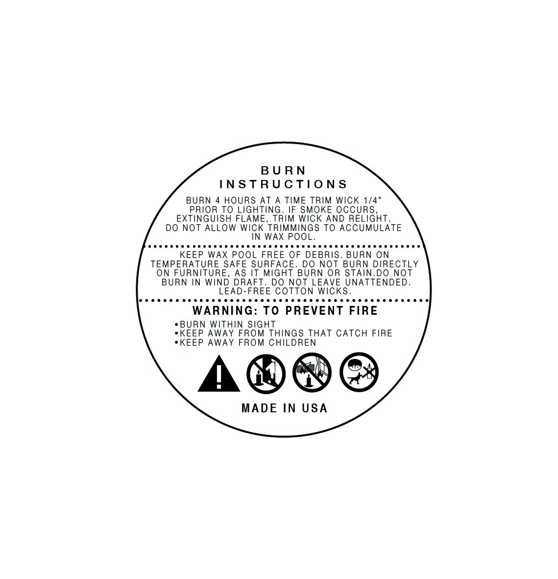 2 Bottom Warning Label