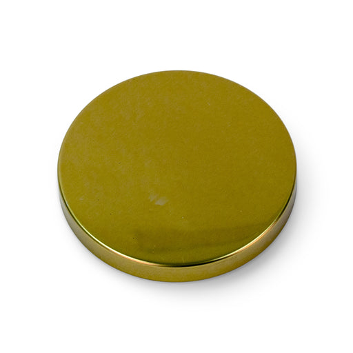 Gold Mirror Lid with Silicone
