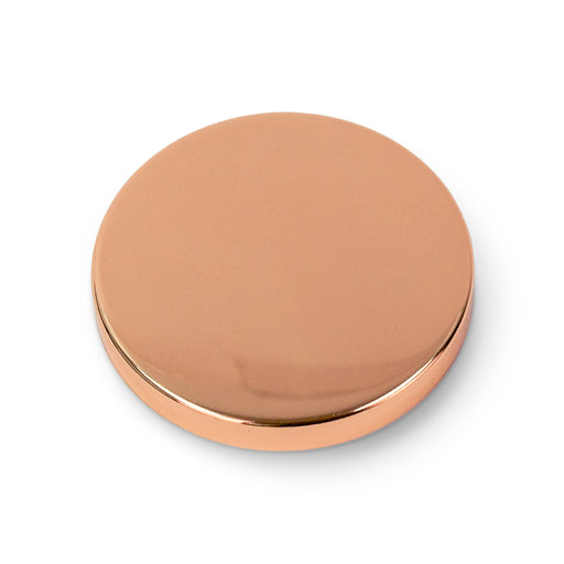 Stone Candles Supplies Heavy Rocks Rose Gold Heavy Mirror Lid