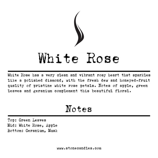 White Rose Sample Scent Strip